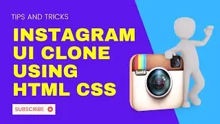 Instagram UI Clone using HTML and CSS