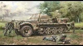 Немецкий полугусеничный артиллерийский тягач Sd.Kfz.10