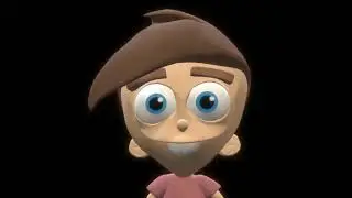 Jimmy Neutron and Timmy Turner blender animation test