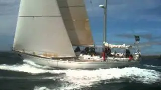 Desperado Of Cows on day three of the Rolex Fastnet Race