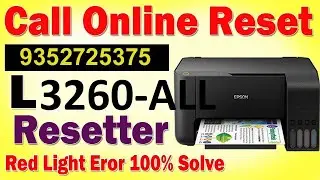 epson l3110 red light blinking solution