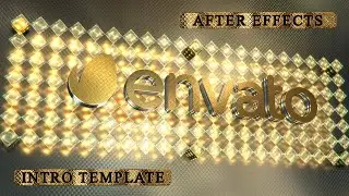 Crystallized Glass Logo Reveal with Gold & Black versions | After Effects