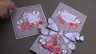 deux cartes pop up pour deux anniversaires
