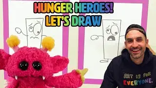 Learn How to Draw Hunger Hero's! By Jarrett Lerner! - Nimalsz Kidz