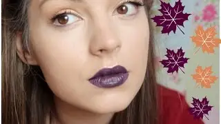 Vampy Autumnal Makeup | EmilieLouise