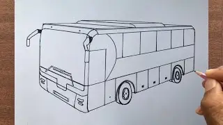 How to Draw a Bus in 2 Point Perspective