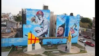 Buenos Aires Street Art: Martin Ron y Blu