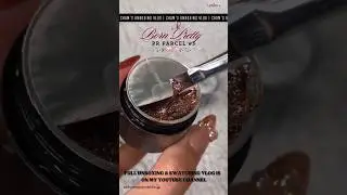 ⋆ ˚｡⋆୨ born pretty sparkle painting gel in rose gold ୧⋆ ˚｡⋆