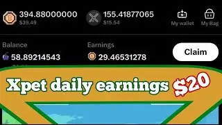 Xpet farming & daily earning without investment how to increase level 7 bpet tokan