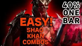 Mortal Kombat 1: General Shao 40% COMBO Tutorial And More...