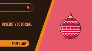 #navidad #flatdesign Creando una bambalina en Adobe Illustrator