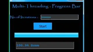 Java : Progress Bar using Multi Threading - Netbeans