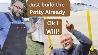 EP 396 Make the wall for Potty closet and camper walls for 1975 Scotty Tips and Tricks