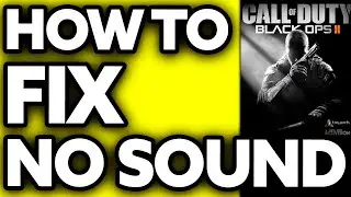 How To FIX Call Of Duty Black Ops 2 no Sound (2024)