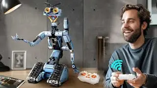 Robot Building Set with Remote Control, Short Movie Building Blocks Toy, Compatible for Lego Adults