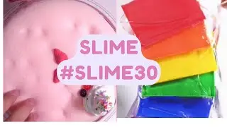 SLIME 30 Satisfying sound video for relaxing  | ASMR POOL