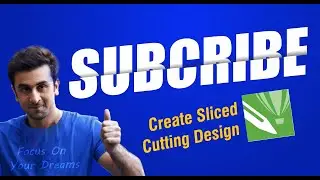 How to make text sliced cut graphic design #graphicdesign