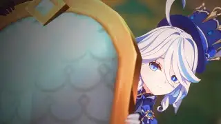 Furina's chair is kinda...  (Animation) | Genshin Impact Meme [4K]