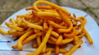 Amazing way to prepare potatoes! Potato chips! Enjoy chips and French fries!