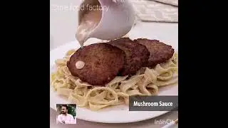 Fettuccine_Pasta_with_Chapli_Kabab_Recipe_a_creamy_and_delicious_Pasta_recipe. #food #viral #shorts