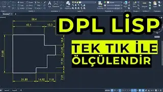 AutoCAD Lessons - DPL Lispi (Quick Dimensioning) | AutoCAD 2024