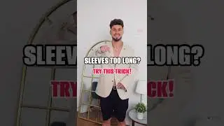 Easy hack 2 shorten ur sleeves 