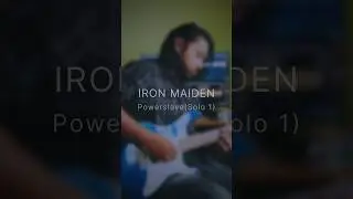 Up the Irons!🤘🏽 #IronMaiden #GuitarSolo #guitar #heavymetal #stratmetal #classicrock  #metalmusic