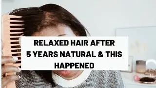 I got a relaxer after 5 years natural and this happened: Relaxed Hair| Hair Damage, Did I regret it?