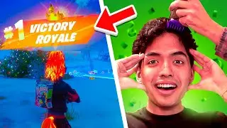 ME CORTARON EL PELO MIENTRAS INTENTABA GANAR EN FORTNITE 👨‍🦲