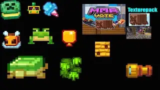 Minecraft Mob Vote Texture pack (With download) (More Textures) Shows some of the items/other stuff!