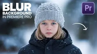 How To Automatically BLUR The Video BACKGROUND In Premiere Pro