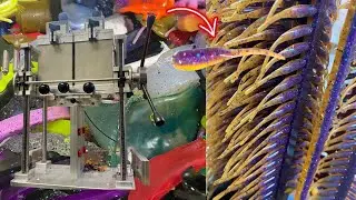 Remelting Old Soft Plastic Making Crappie Baits + Injection Machine