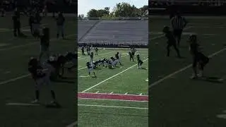 Bryson Bonner offensive linemen pushing quarterback forward 3 yards