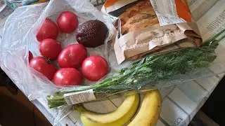 🛍🙀200 подписчиков!Что я заказала из ВкусВил 22 мая.🍅🥖🥑