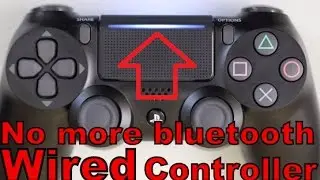 HOW TO MAKE YOUR DUALSHOCK4 CONTROLLER WIRED CONTROLLER! TUTORIAL
