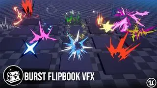 Burst Flipbook VFX Unreal Engine Preview