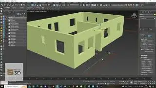 Walls 3ds max - simple method