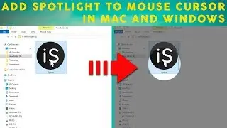How to Create Spotlight Around Mouse Cursor in Mac & Windows
