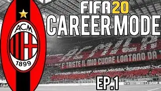 FIFA 20 | Realistic AC Milan Rebuild Career Mode | Episode 1 - The Season Begins!