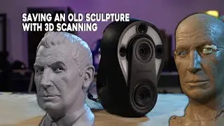 Fixing a Clay Sculpture Digitally with 3DMakerpro Whale 3D Scanner