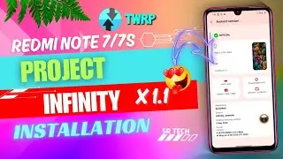 Project Infinity For Redmi Note 7/7s 🔥 Levender 🤩 Installation Process 😍 Android 14 🥰