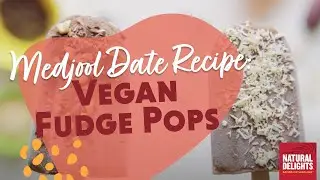 Vegan Fudge Pops Sweetened with Medjool Dates