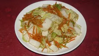 Chinese cabbage in Korean style. Simple and very tasty.