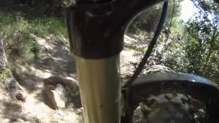 [TEST] rockshox reba rl 2012 dual air test in action @ parnitha