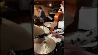 Drums and sax in sync…