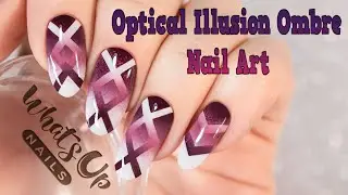 Optical Illusion Ombre Nail Art/ Градиент на ногтях