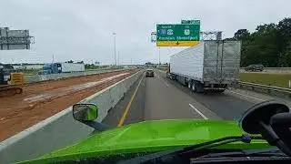 Eastbound And Down. Driving a semi through Texarkana, Texas/Arkansas.