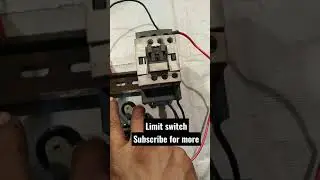 Limit Switch | contactor connection with limit switch | Limit Switch basic connation | 