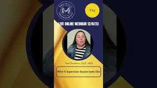 What A Supervision Session Looks Like, 12/8/23