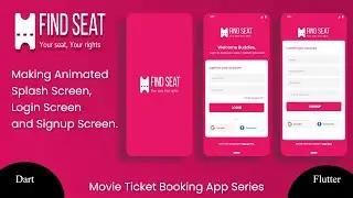 Flutter Tutorial: Movie Booking App | Dart | Animation | Flutter | Speed Code | Part 1